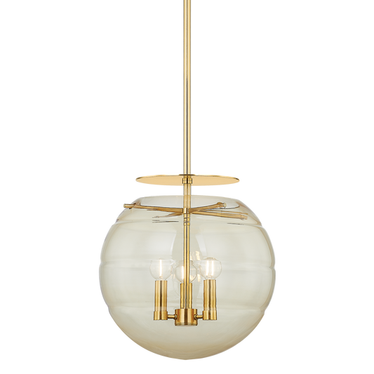 GILL PENDANT with AGED BRASS Finish
