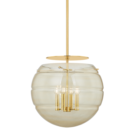 GILL PENDANT with AGED BRASS Finish