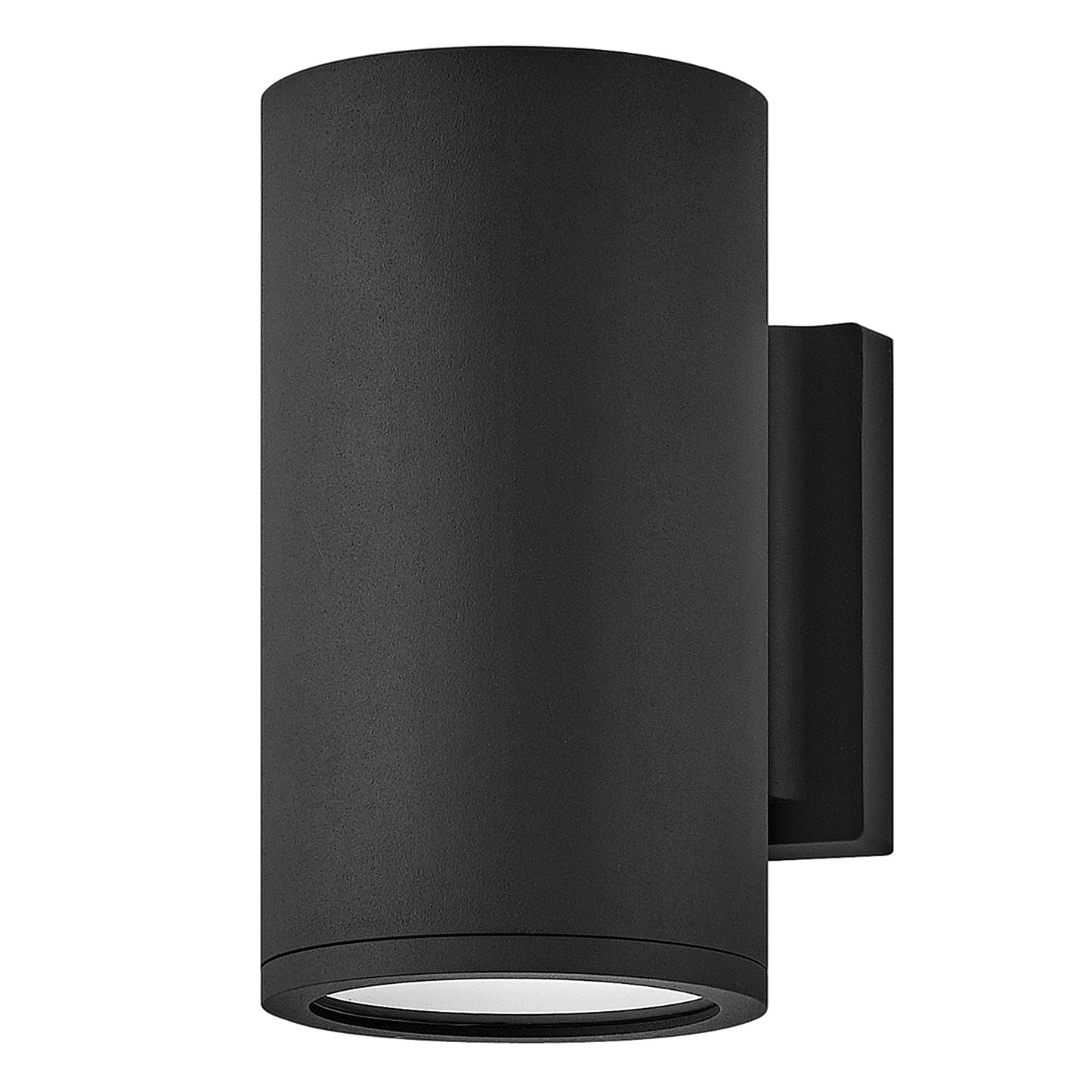 Silo Small Down Light Wall Mount Lantern In Black Finish