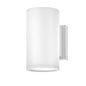 Silo Small Down Light Wall Mount Lantern In White Finish