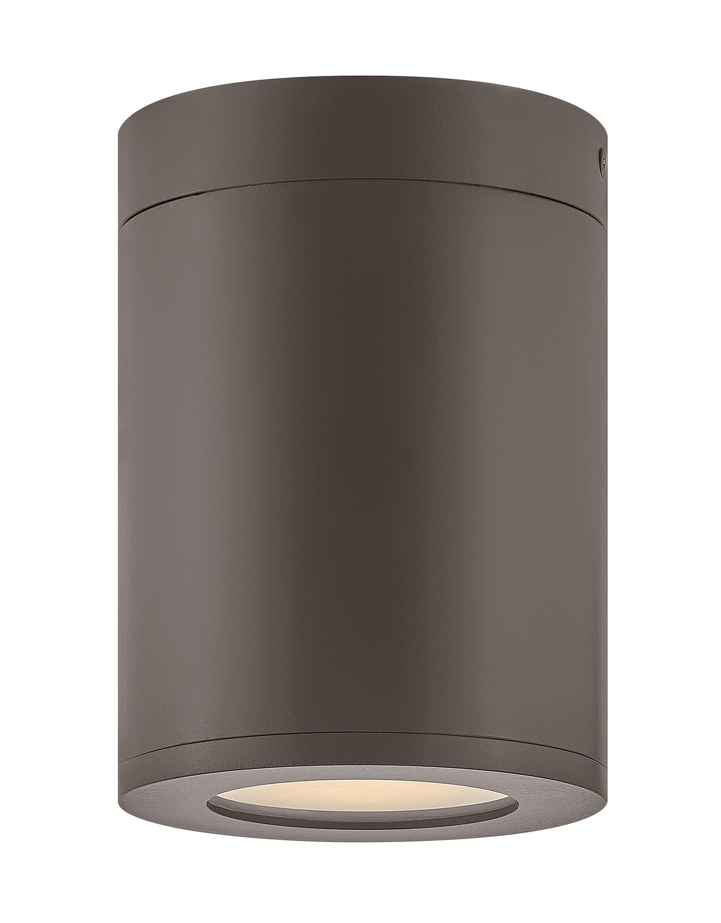 Silo Extra Small Flush Mount In Dark Bronze Finish