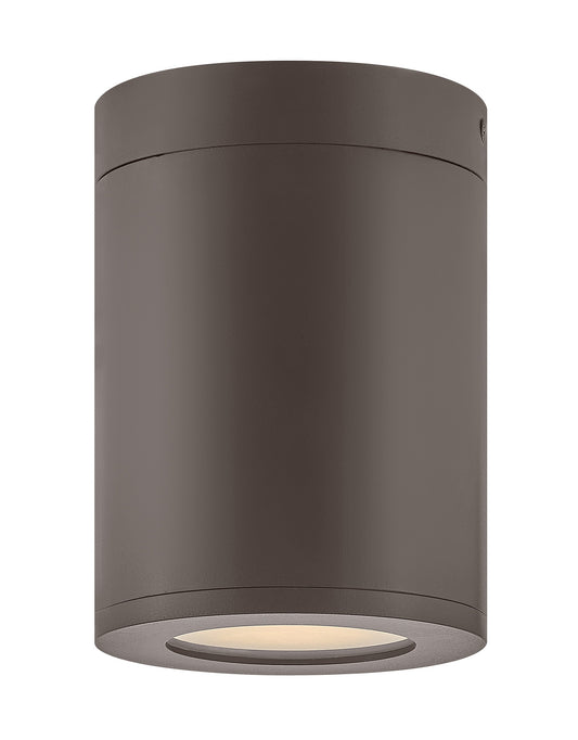 Silo Extra Small Flush Mount In Dark Bronze Finish