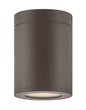 Silo Extra Small Flush Mount In Dark Bronze Finish