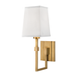 Fletcher Wall Sconce with Aged Brass Finish