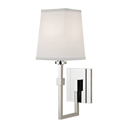 Fletcher Wall Sconce with Polished Nickel Finish