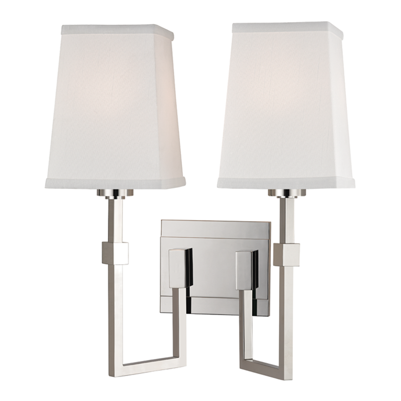 Fletcher Wall Sconce with Polished Nickel Finish
