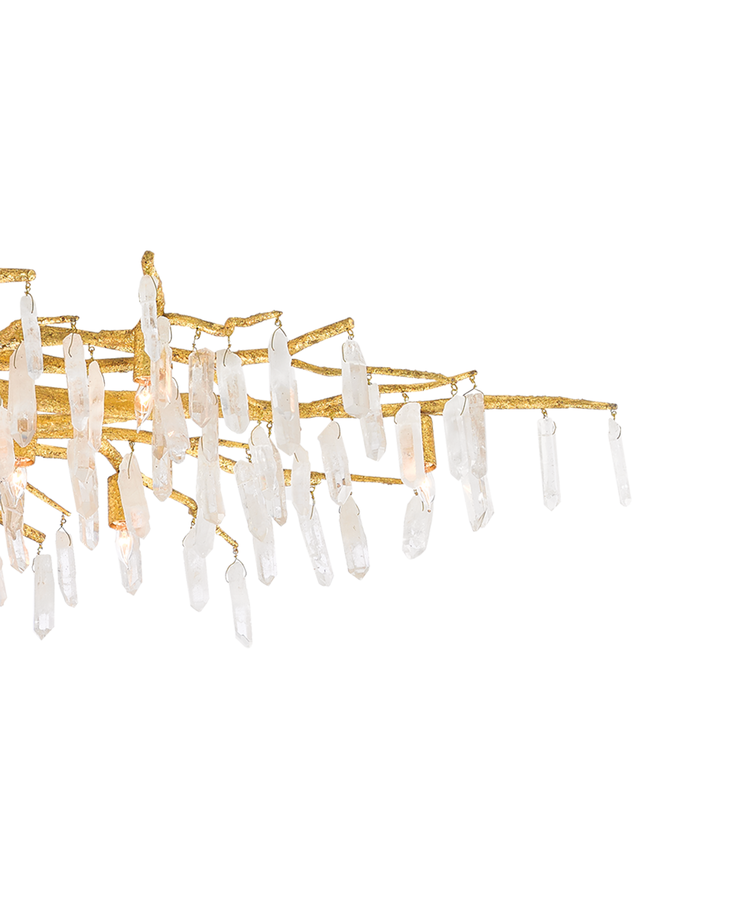 Forest Light Gold Semi-Flush Mount