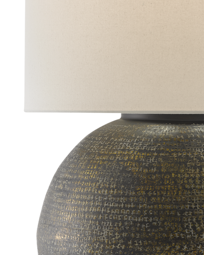 Brigands Gray Table Lamp