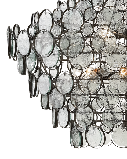 Galahad Large Recycled Glass Chandelier