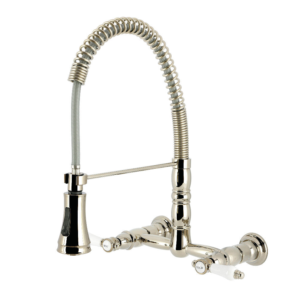 Bel-Air Pre-Rinse Kitchen Faucet in Polished Nickel