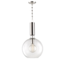 Raleigh Pendant with Polished Nickel Finish