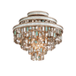Dolcetti Semi Flush In CHAMPAGNE LEAF Finish