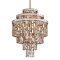 Dolcetti Chandelier In CHAMPAGNE LEAF Finish
