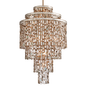 Dolcetti Chandelier In CHAMPAGNE LEAF Finish