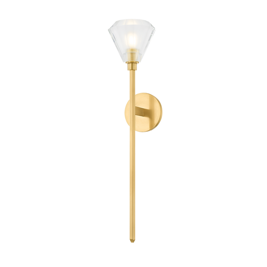 MASPETH WALL SCONCE with Aged Brass Finish