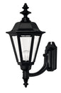 Manor House Large Wall Mount Lantern In Black Finish