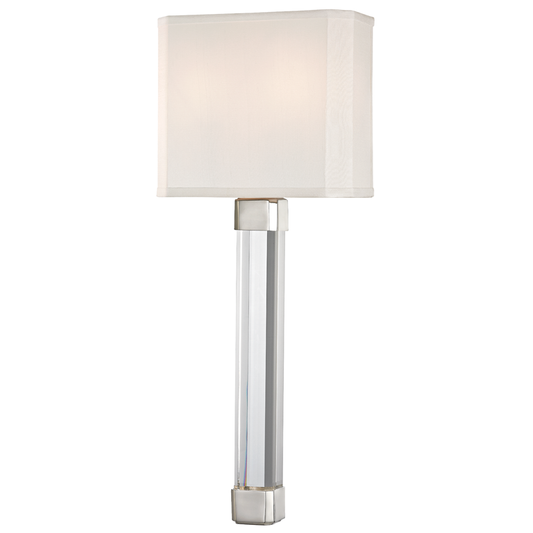 Larissa Wall Sconce with Polished Nickel Finish