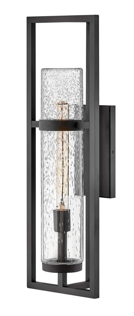 Cordillera Large Wall Mount Lantern In Black Finish