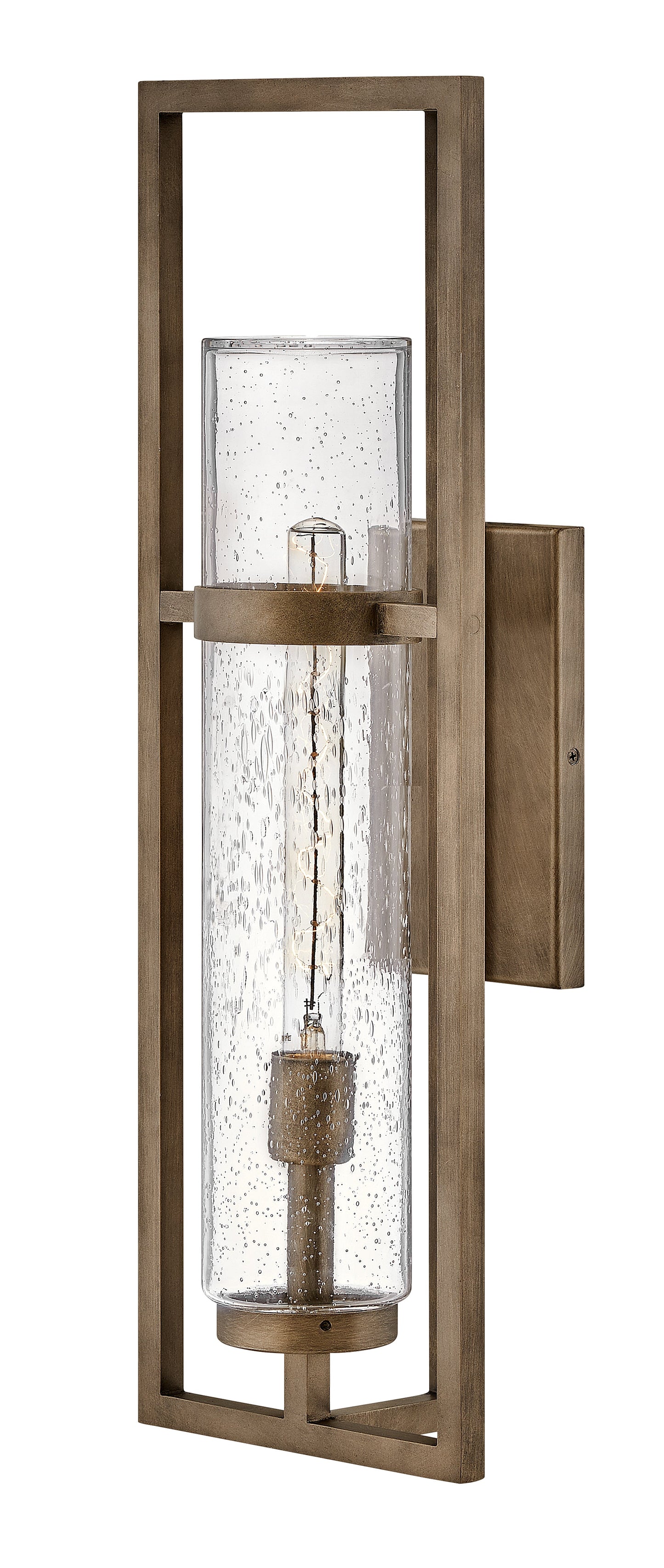 Cordillera Large Wall Mount Lantern In Light Bronze Finish