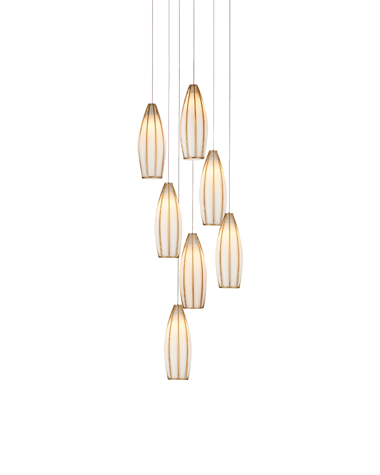 Parish 7-Light Round Multi-Drop Pendant