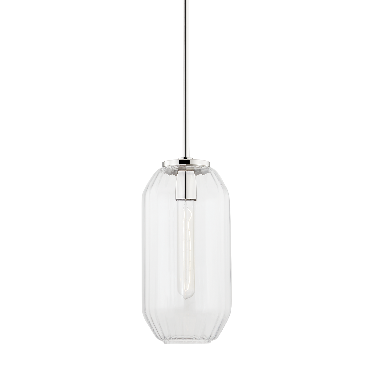 Bennett Pendant with Polished Nickel Finish