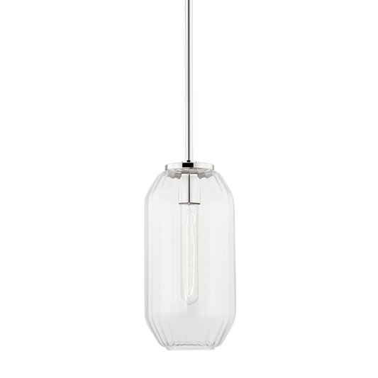 Bennett Pendant with Polished Nickel Finish