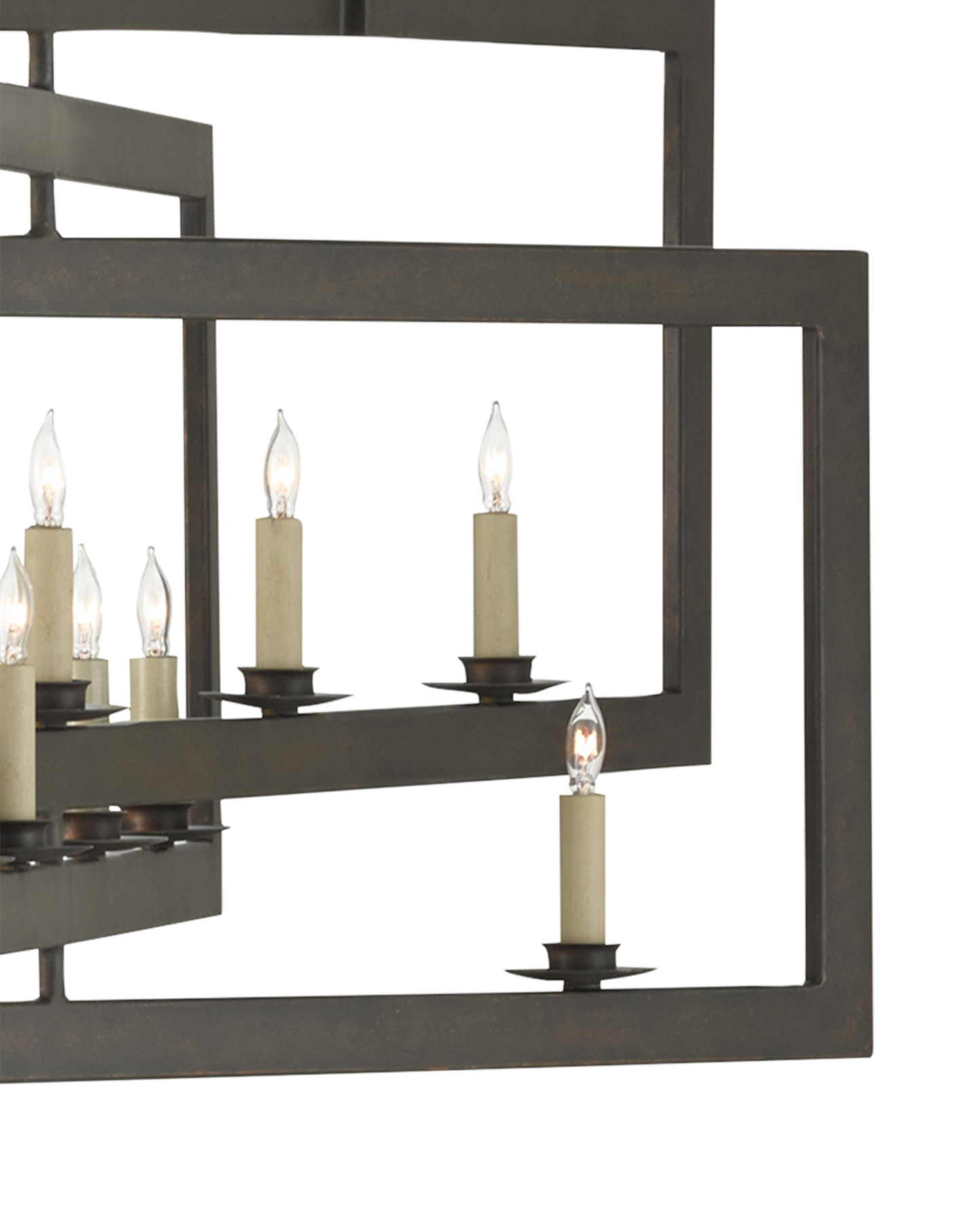 Middleton Bronze Rectangular Chandelier