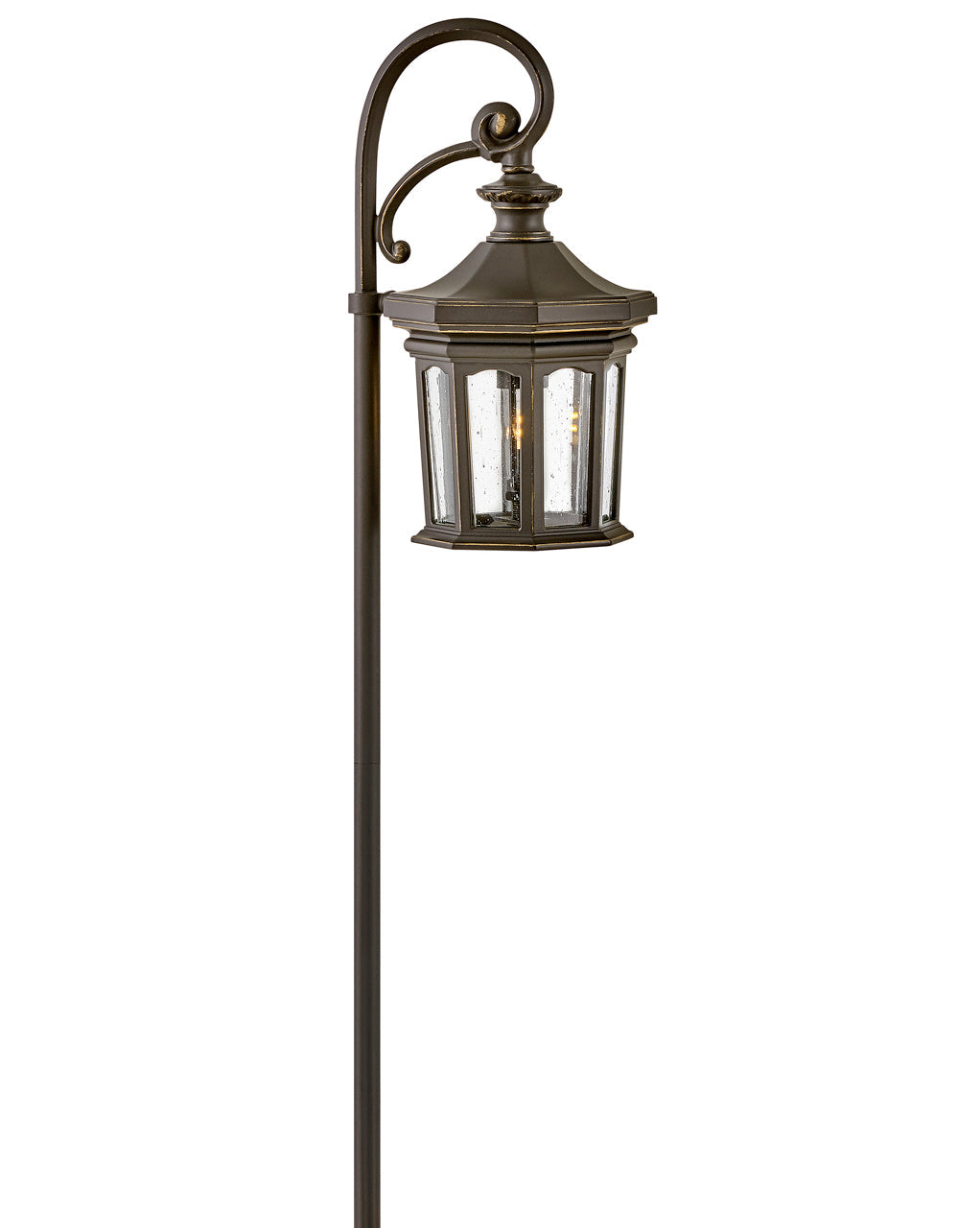 Raley 12v Path Light In Light Bronze Finish
