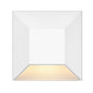 Nuvi 12V Square Deck Sconce In White Finish