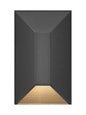 Nuvi 12V Small Rectangular Deck Sconce In Black Finish