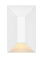 Nuvi 12V Small Rectangular Deck Sconce In White Finish
