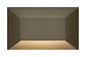 Nuvi 12V Medium Rectangular Deck Sconce In Light Bronze Finish