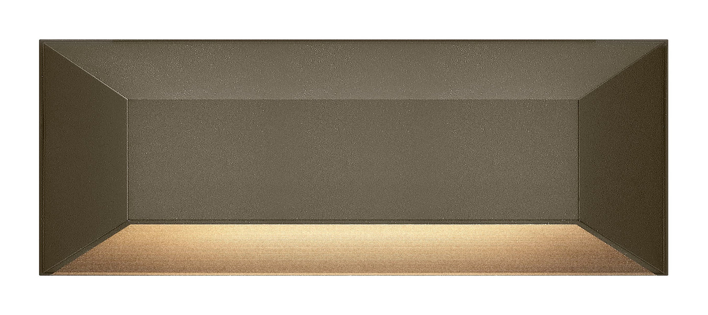 Nuvi 12V Large Rectangular Deck Sconce In Light Bronze Finish