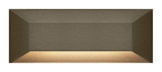 Nuvi 12V Large Rectangular Deck Sconce In Light Bronze Finish
