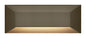 Nuvi 12V Large Rectangular Deck Sconce In Light Bronze Finish