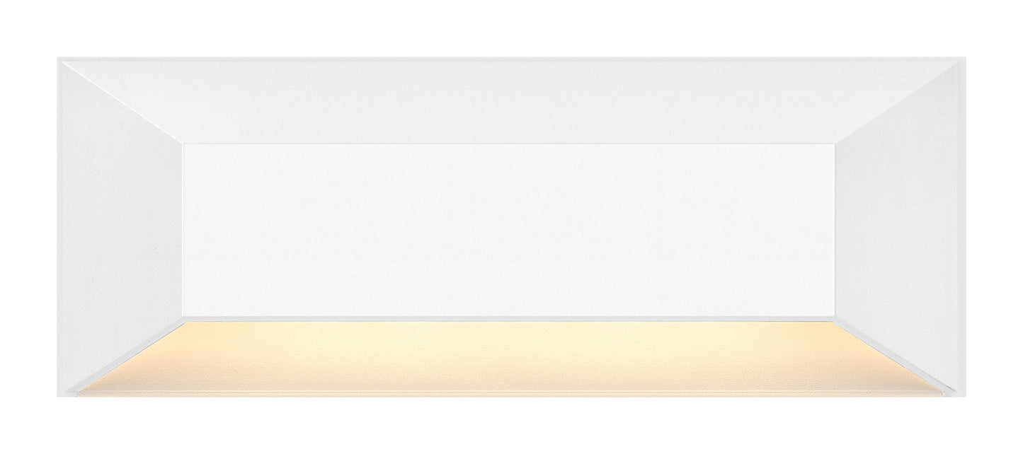 Nuvi 12V Large Rectangular Deck Sconce In White Finish