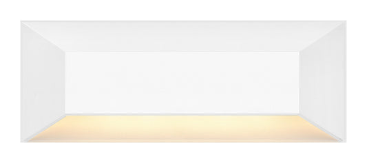 Nuvi 12V Large Rectangular Deck Sconce In White Finish