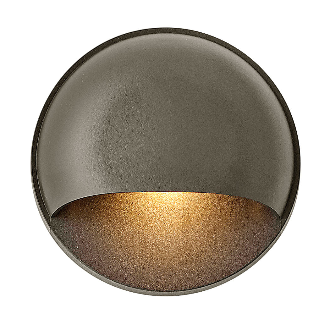 Nuvi 12V Round Deck Sconce In Light Bronze Finish