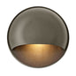 Nuvi 12V Round Deck Sconce In Light Bronze Finish