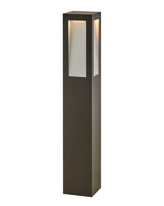 Taper LED Bollard In Light Bronze Finish