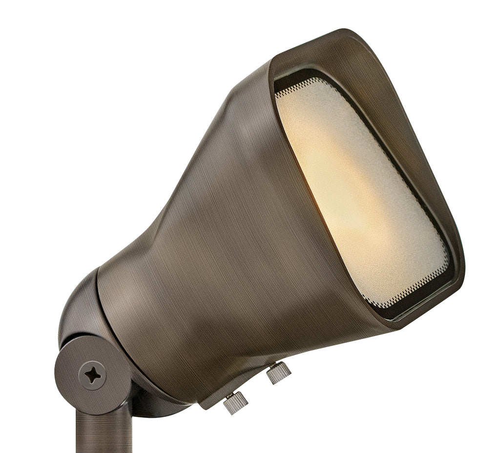 Hardy Island Accent Flood Light Brass MR16 LED 4w In Light Bronze Finish