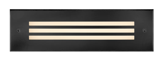 Sparta - Dash 12V LED Large Louvered Brick Light In Black Finish