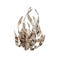 Graffiti Wall Sconce In SILVER LEAF Finish