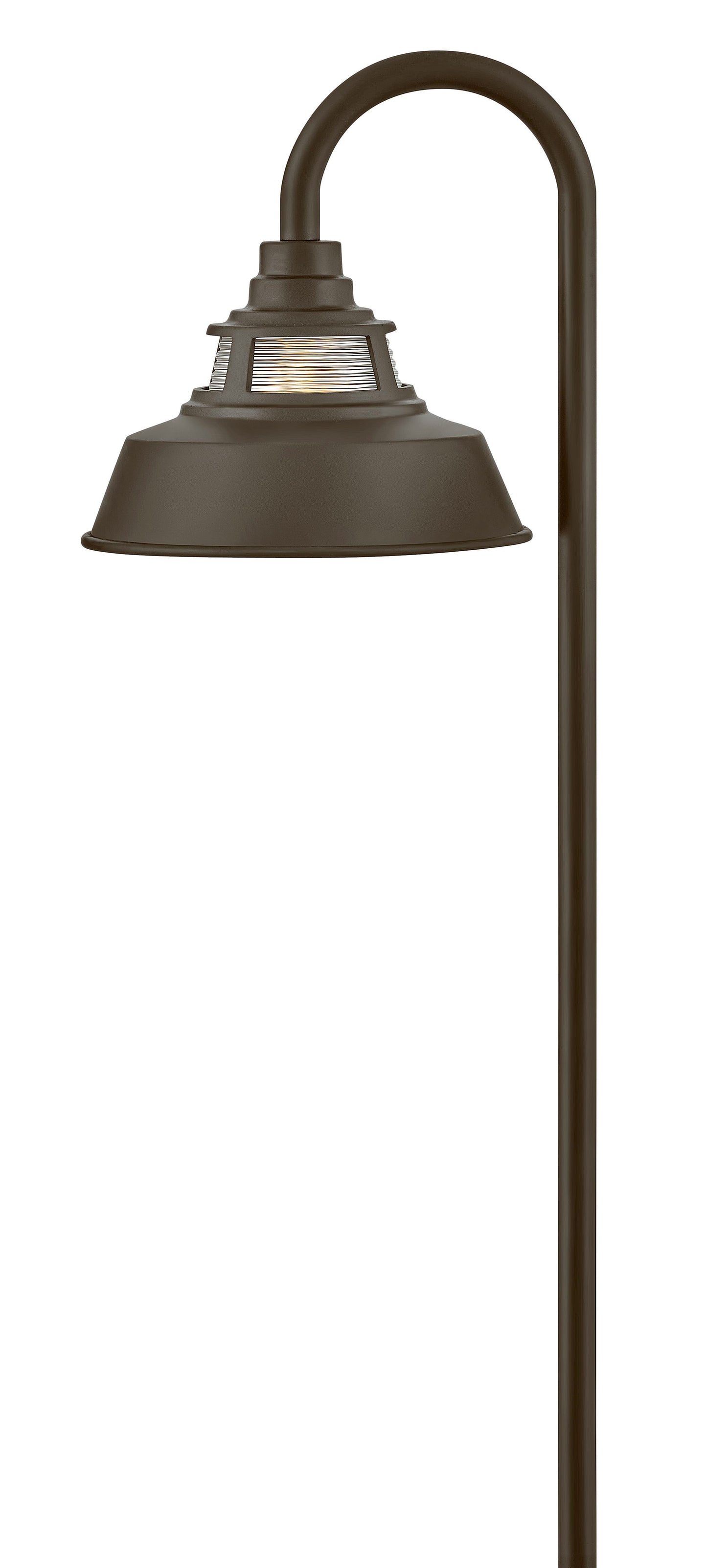 Troyer LED Path Light In Light Bronze Finish