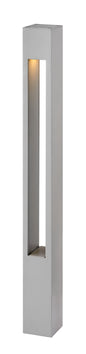 Atlantis 12VSmall Square Bollard In Gray Finish