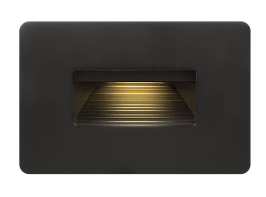 Luna LED 2700K Step Light 12v Horizontal In Black Finish