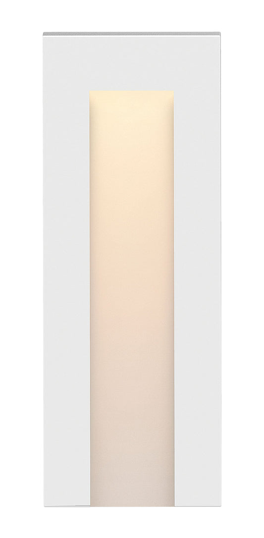 Taper Deck Sconce Tall Vertical In White Finish