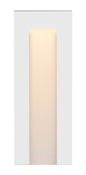 Taper Deck Sconce Tall Vertical In White Finish