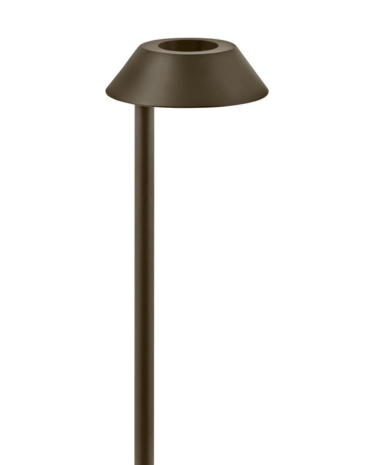 Aura 12V LED Path Light In Light Bronze Finish