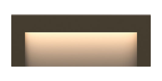 Taper Deck Sconce Wide Horizontal In Light Bronze Finish